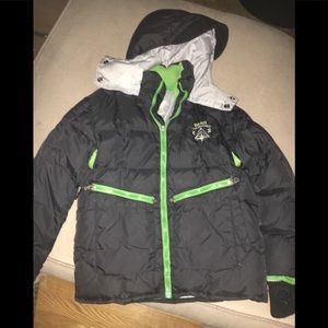 Diesel Small Hooded Winter Coat